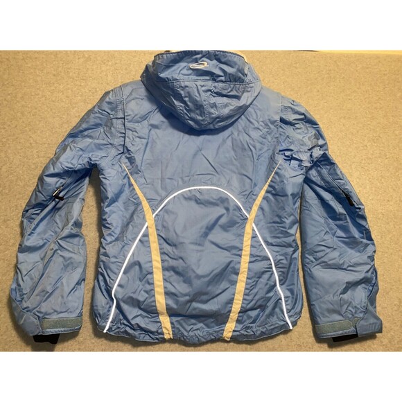 Obermeyer Alt3 Ski Jacket Women Large Blue Hydroblock Fusion Weather X4 Full-Zip - Picture 16 of 16